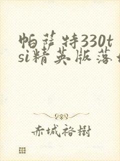 帕萨特330tsi精英版落地价