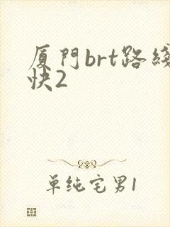 厦门brt路线快2