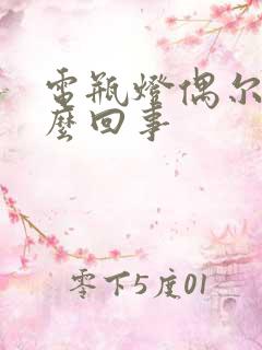 电瓶灯偶尔亮怎么回事