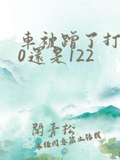 车被蹭了打110还是122
