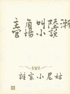主角叫陆渐红的官场小说