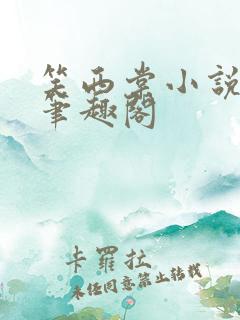 笑西棠小说免费笔趣阁