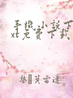 手机小说下载txt免费下载 手机小说下载txt免费下载