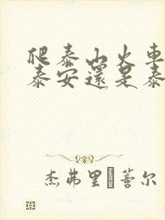 爬泰山火车坐到泰安还是泰山站 爬泰山火车坐到泰安还是泰山站