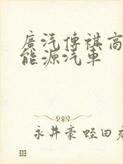 广汽传祺商务新能源汽车