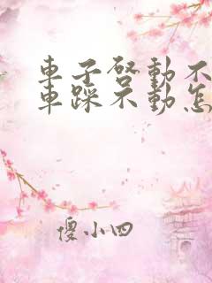 车子启动不了刹车踩不动怎么回事