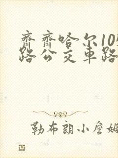 齐齐哈尔105路公交车路线