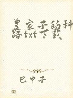 农家子的科举之路txt下载