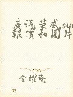 广汽荣威suv报价和图片