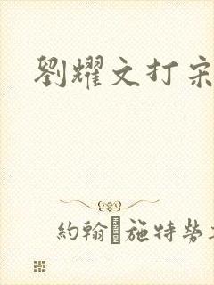 刘耀文打宋亚轩