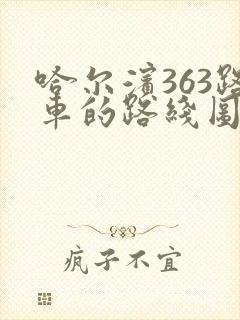 哈尔滨363路车的路线图