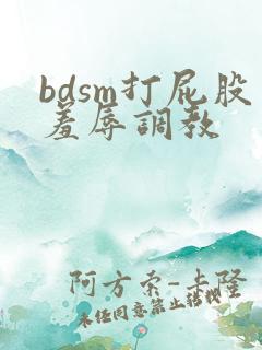bdsm打屁股羞辱调教