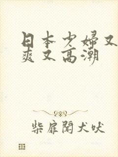 日本少妇又色又爽又高潮