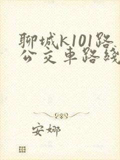 聊城k101路公交车路线查询