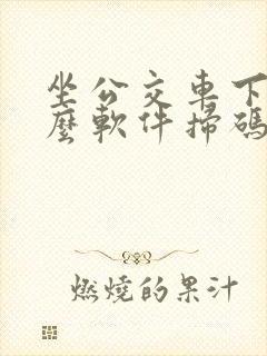 坐公交车下载什么软件扫码付款