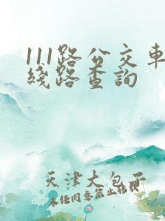111路公交车线路查询