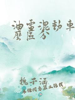 油电混动车牌怎么区分 油电混动车牌怎么区分