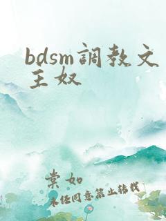 bdsm调教文主奴