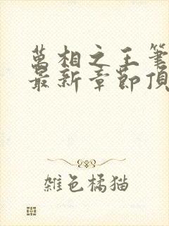 万相之王笔趣阁最新章节顶点