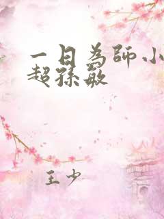 一日为师小说刘超孙敏 一日为师小说刘超孙敏