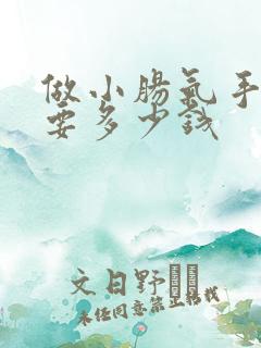 做小肠气手术需要多少钱 做小肠气手术需要多少钱