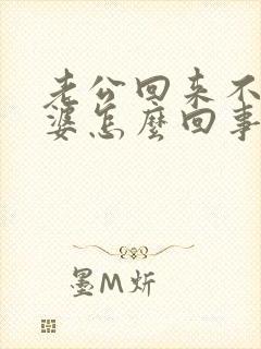 老公回来不碰老婆怎么回事