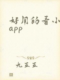 好用的看小说的app