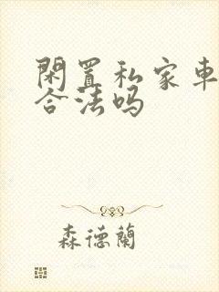 闲置私家车出租合法吗