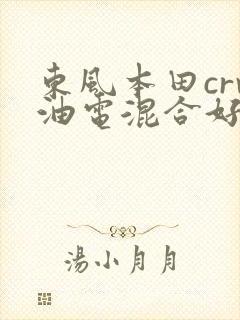 东风本田crv油电混合好不好