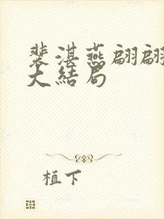 裴湛燕翩翩小说大结局