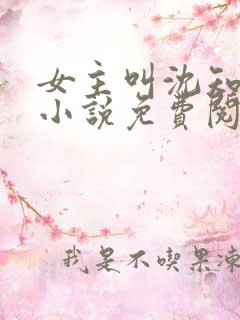 女主叫沈知薇的小说免费阅读