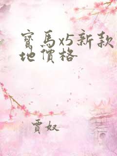 宝马x5新款落地价格