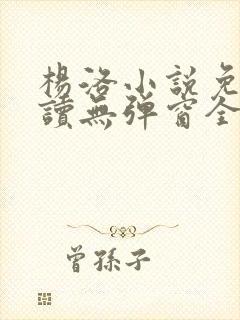 杨洛小说免费阅读无弹窗全文 杨洛小说免费阅读无弹窗全文