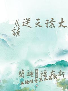 《逆天徐大》小说 《逆天徐大》小说