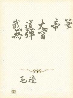 武道大帝笔趣阁无弹窗