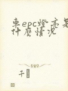 车epc灯亮是什么情况