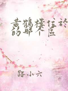 黄鹤楼位于武汉的哪个区