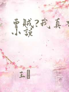 曹贼?我真不是小说