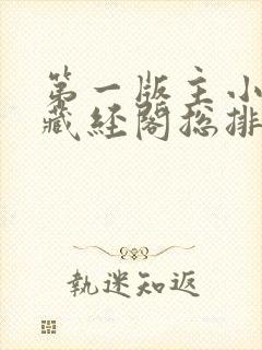 第一版主小说网藏经阁总排行