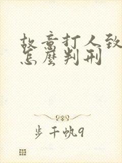 故意打人致轻伤怎么判刑