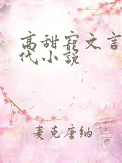 高甜宠文言情现代小说