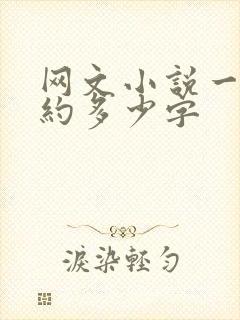 网文小说一章大约多少字