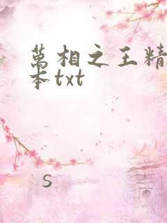 万相之王精校全本txt