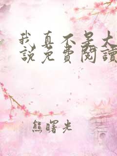 我真不是大佬小说免费阅读