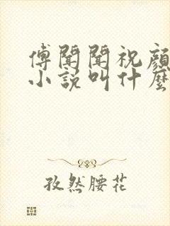 傅闻闻祝颜原著小说叫什么名字