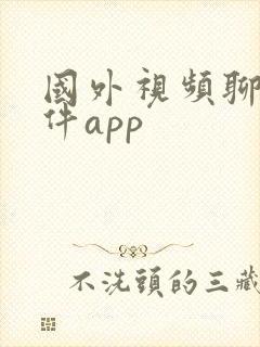 国外视频聊天软件app