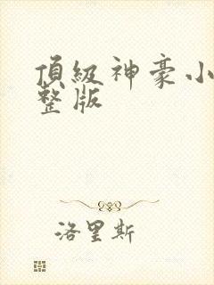 顶级神豪小说完整版