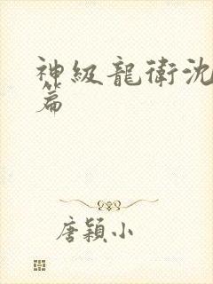 神级龙卫沈浪全篇