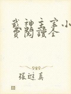 武神主宰小说免费阅读全