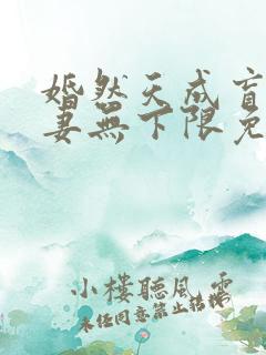 婚然天成盲少宠妻无下限免费阅读 婚然天成盲少宠妻无下限免费阅读